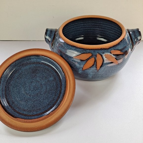 Signed Art Pottery Lidded Pot Crock - Picture 2 of 10